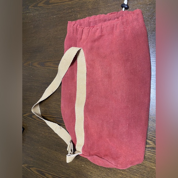Sunsports Vintage Red Hemp Sling Bag Made in the USA - Picture 4 of 4
